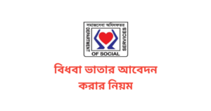 বিধবা ভাতা আবেদন অনলাইন ২০২৫